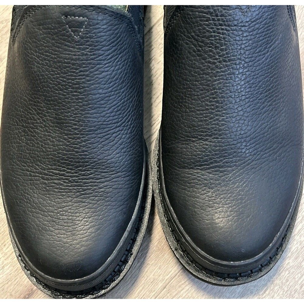 Georgia Boot Giant Romeo Mens Size 8 M Black Leather Work Shoe Soft Toe Used GC - Picture 3 of 11